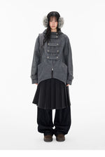 Napoleon Hooded Denim Jacket