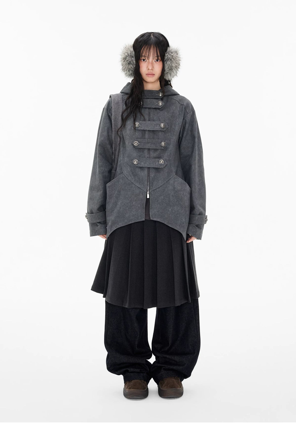 Napoleon Hooded Denim Jacket