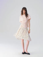 Lyocell Polka Dot Skirt