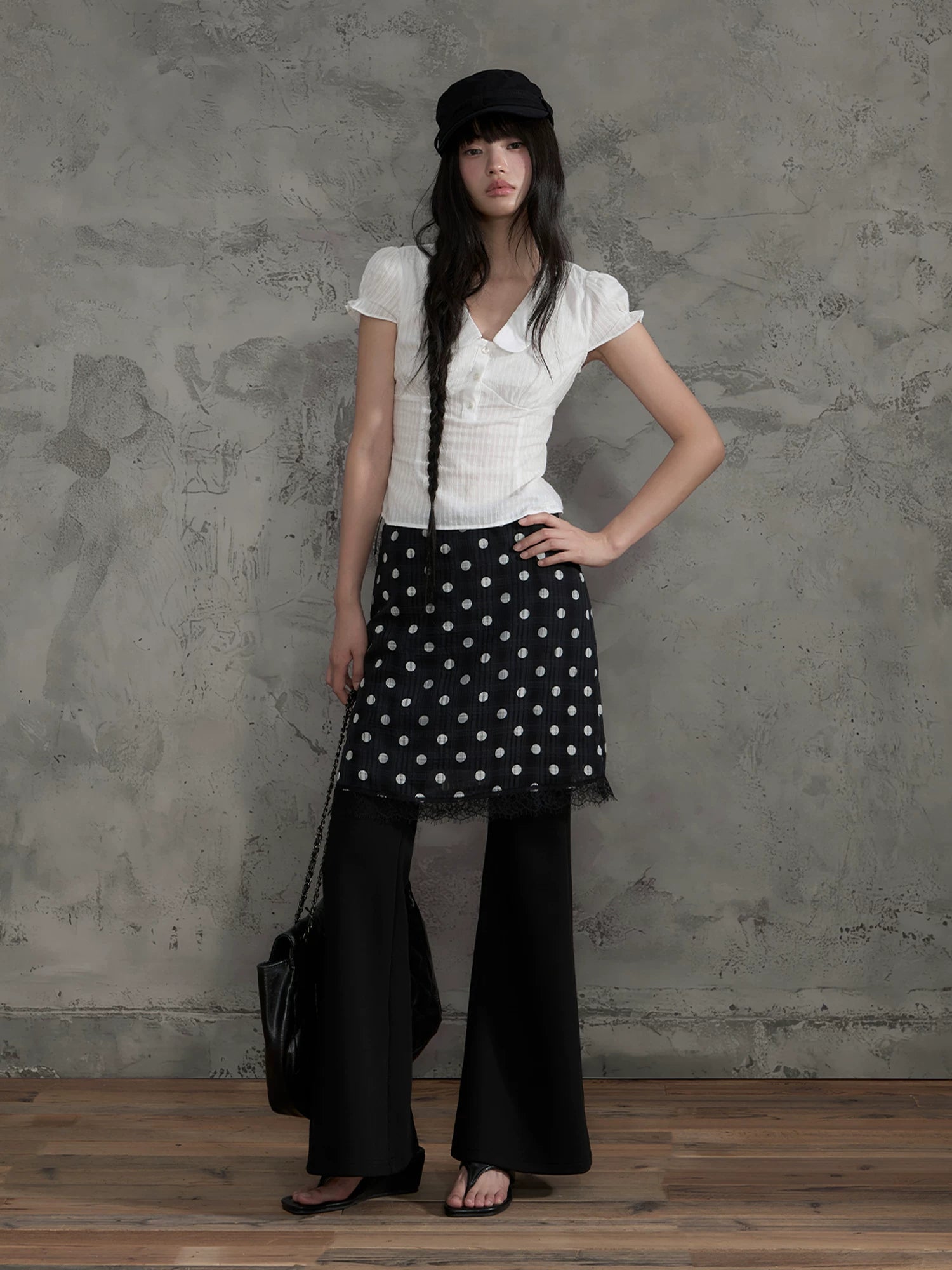 Textured Doll Collar Top