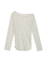Striped Off Shoulder Top