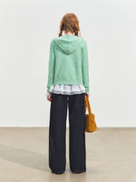 Hooded Shawl Edge Cardigan