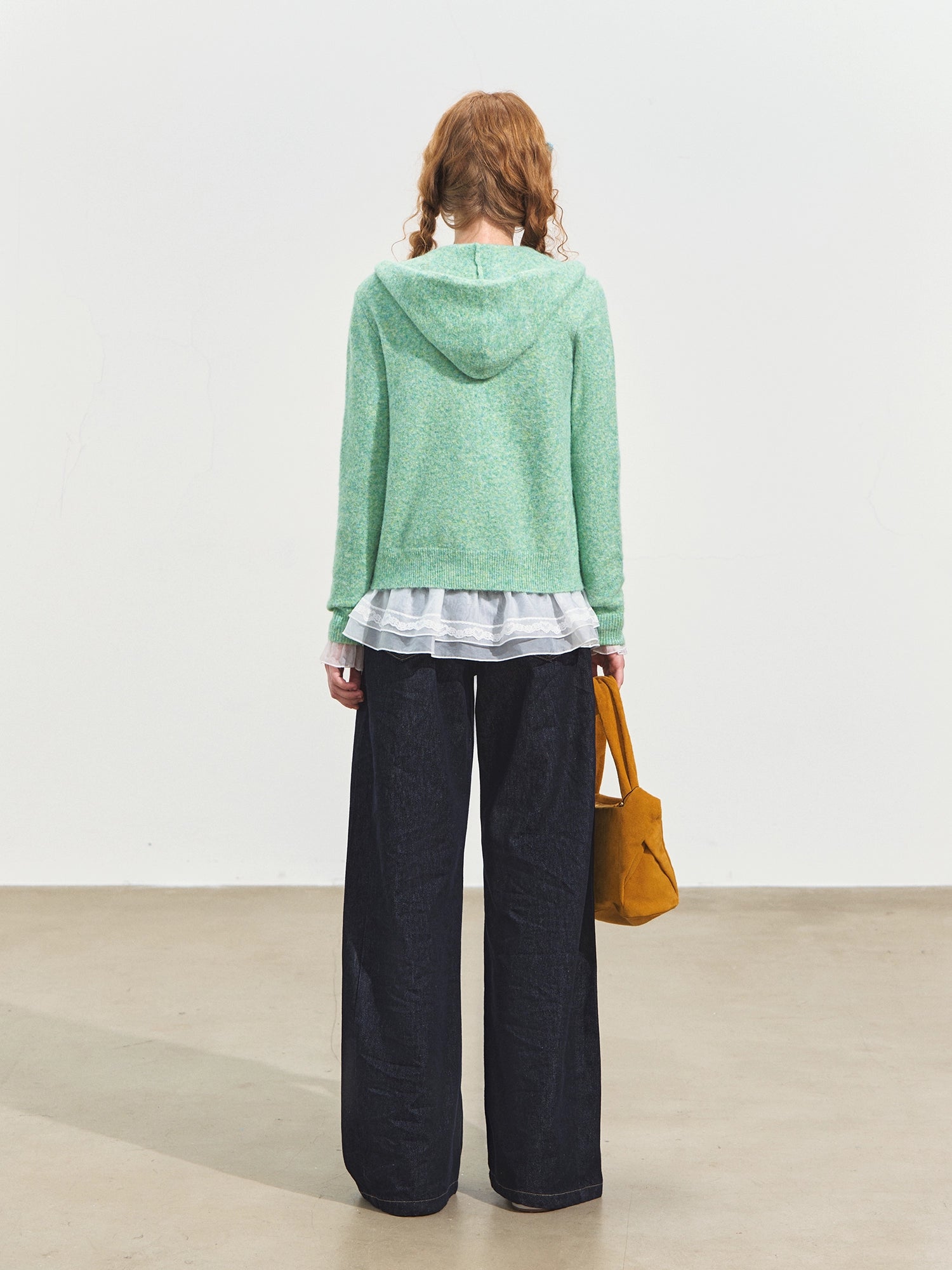 Hooded Shawl Edge Cardigan