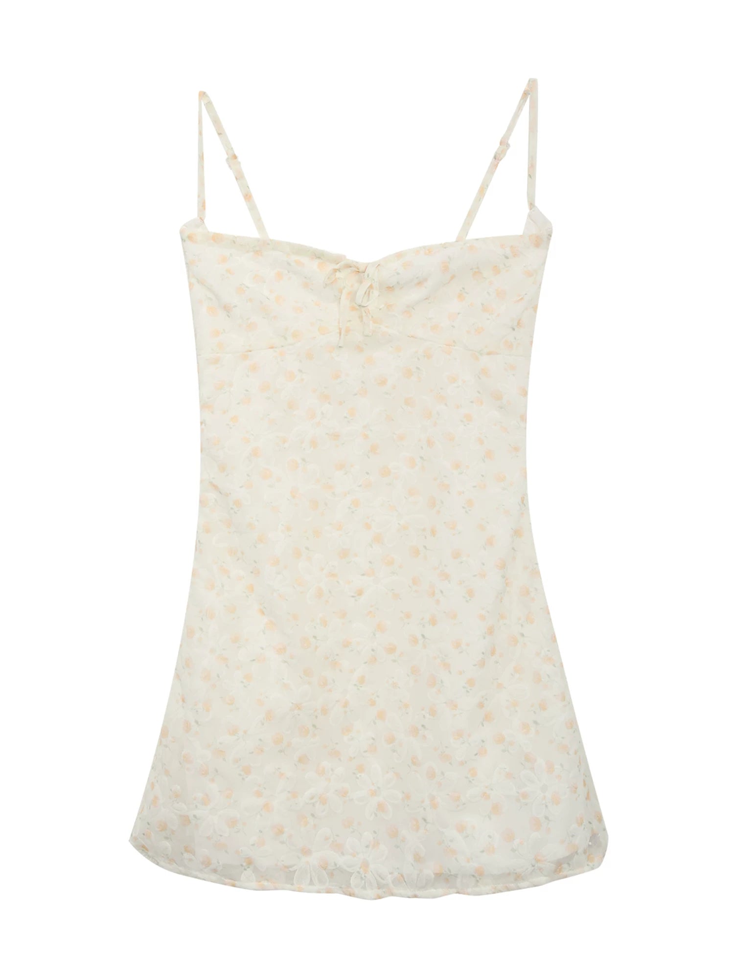 Apricot Floral Cami Dress