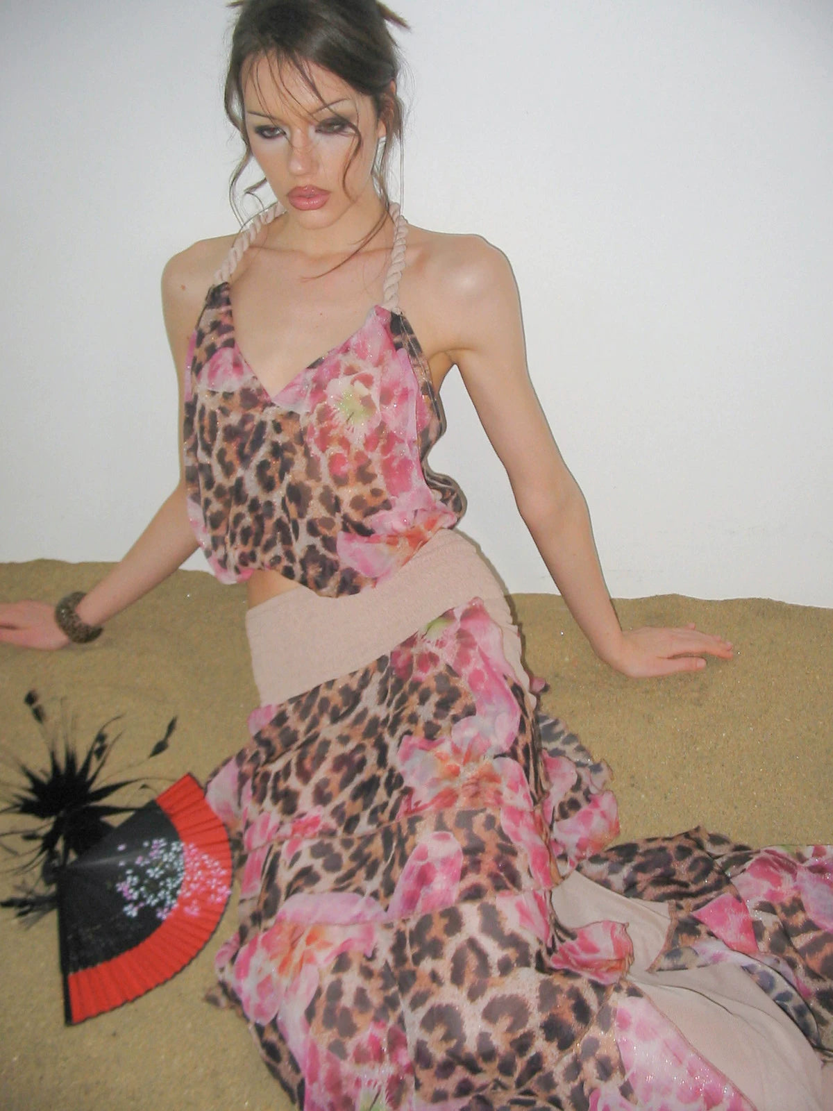 Floral Halter Skirt Set