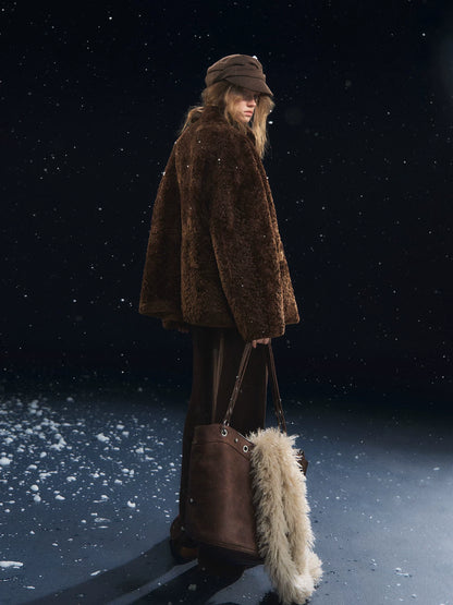 Reversible Sherpa Fleece Coat