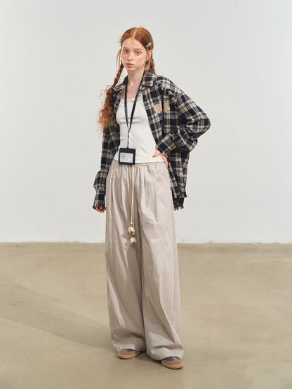 Relaxed Blade-Cut Trousers