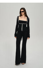 Soft Thermal Velvet Three-Piece Lounge Set