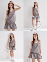 Lace Drawstring Dress