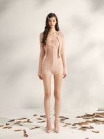 Fluffy Mist Knit Lace Set