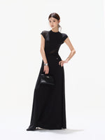 Black Swan Mesh Maxi Dress