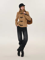 Vintage Wool Blend Toggle Coat