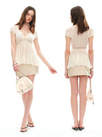 Blush Lace Rayon Top