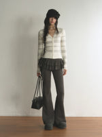 Striped Knit Cardigan