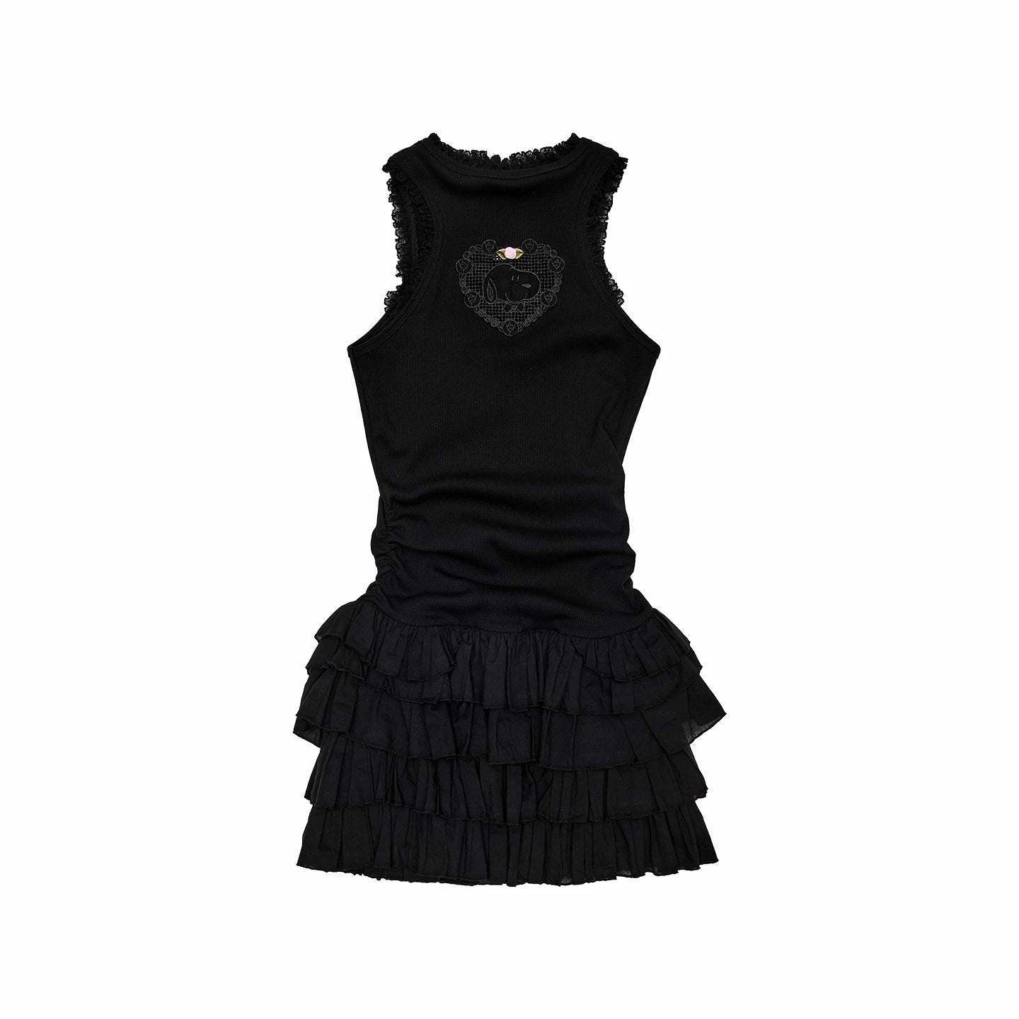 Snoopy Tiered Tank Dress
