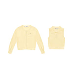 Butterfly Knot Soft Wool Sweater & Vest Set