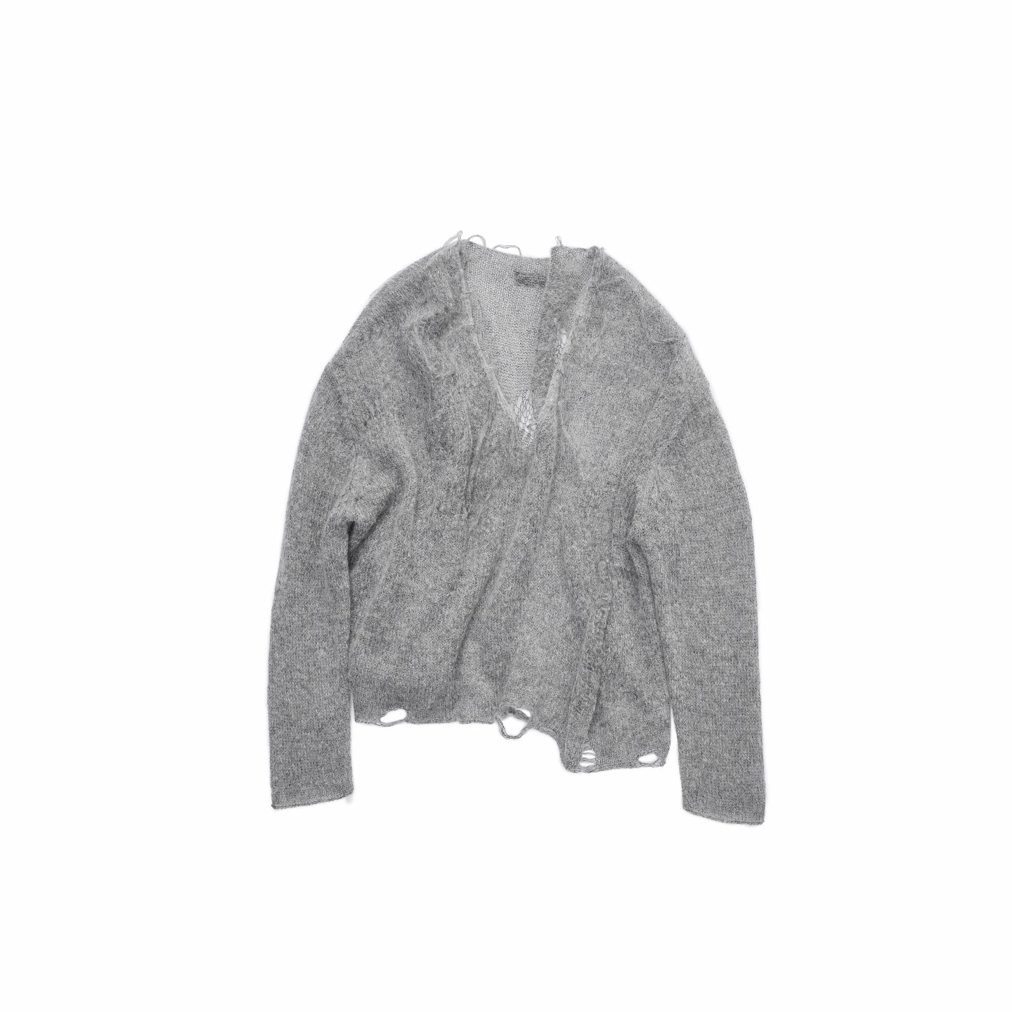 Mohair Star Cutout Sweater