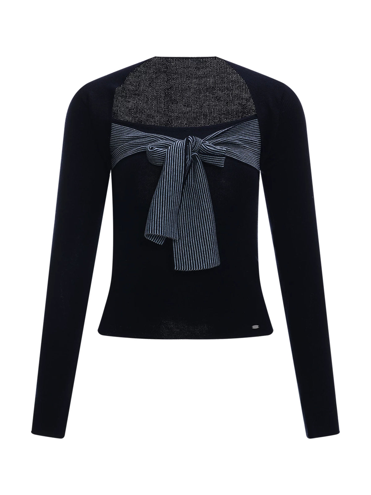 Bow Knit Layered Tee