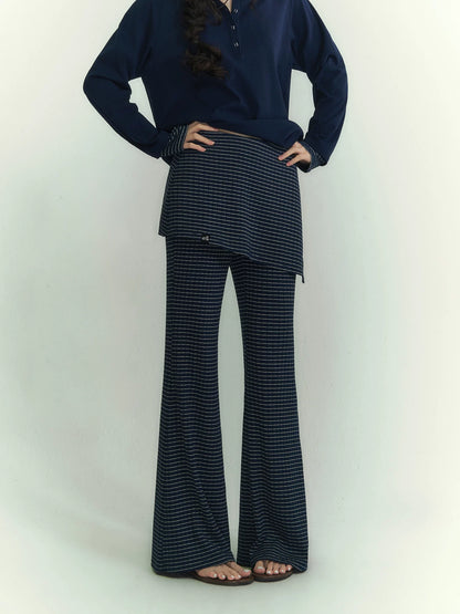 Stripe Henley Layered Set