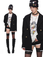 Napoleon Wool Mini Shorts