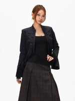 Stand Collar Utility Jacket