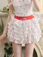 White Tomato Print Cami Top