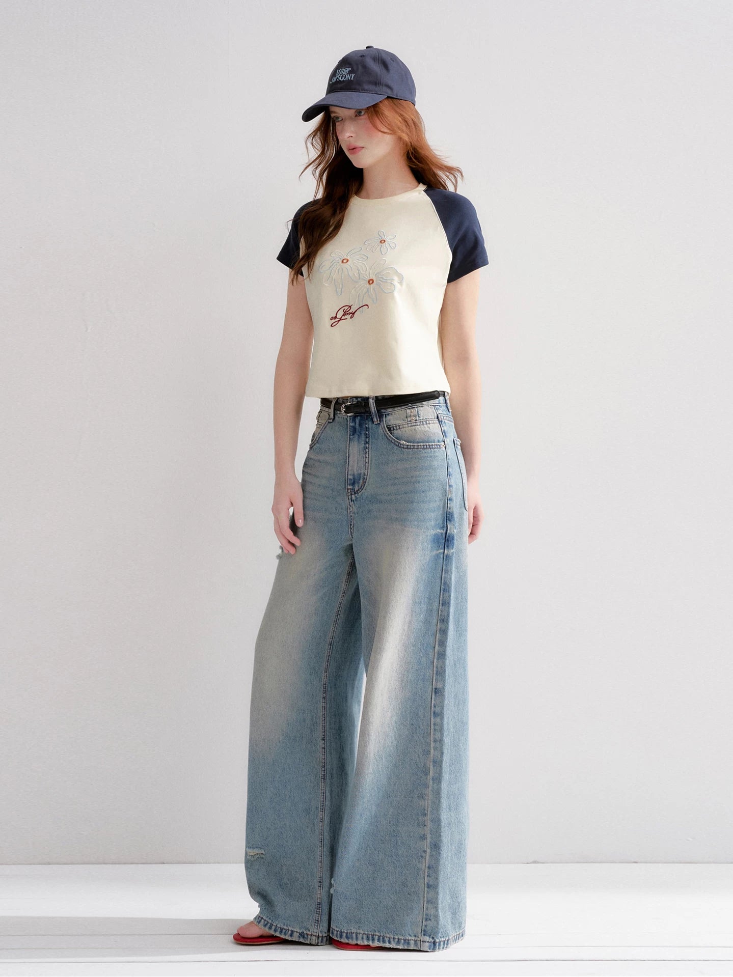 Floral Raglan Tee