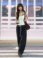 Polka Dot Wide Leg Pants