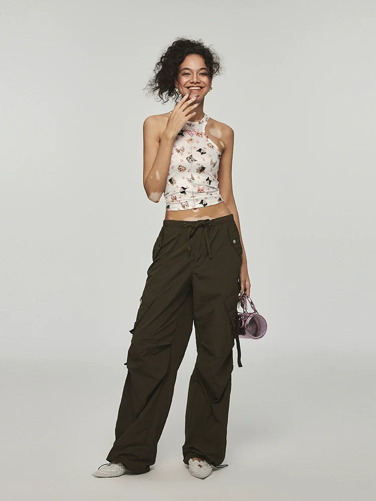 Utility Wide-Leg Pants