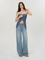 Crystal Distressed Jeans