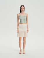 Drawstring Ruched Slim Cami