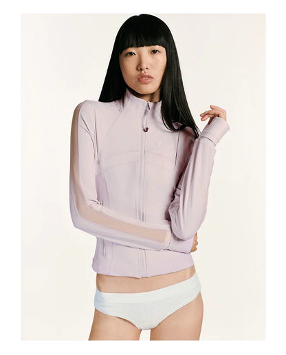 Quick-Dry Stretch Cropped Jacket