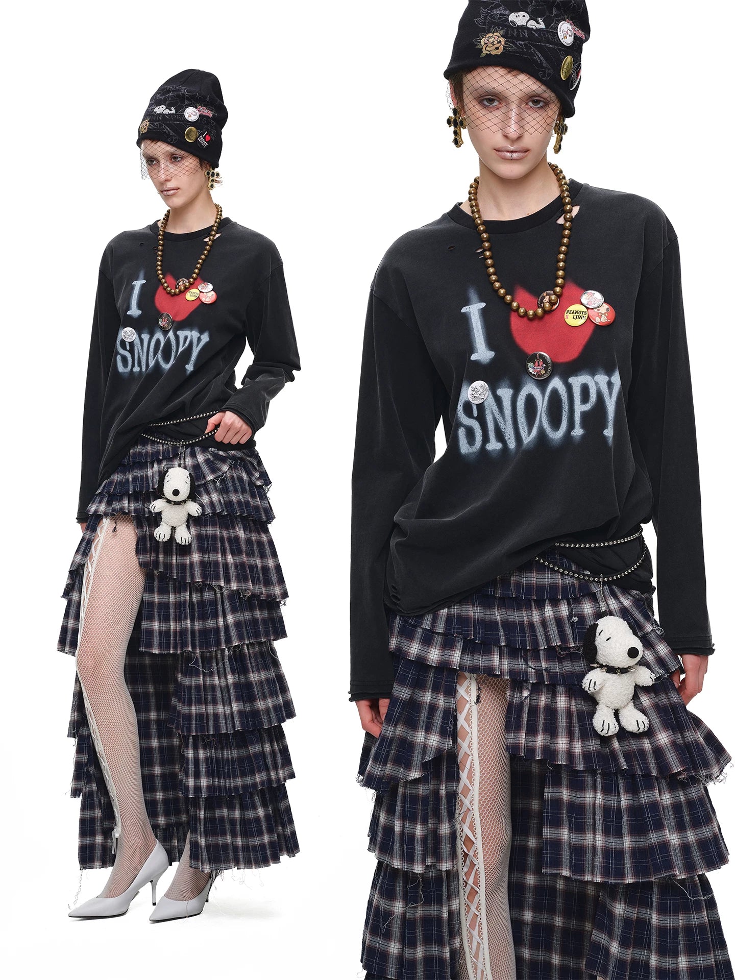 Vintage Printed Long Sleeve Tee
