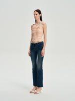 Drawstring Ruched Slim Cami