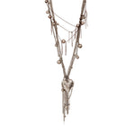 Multi-Layer Heart Tassel Necklace