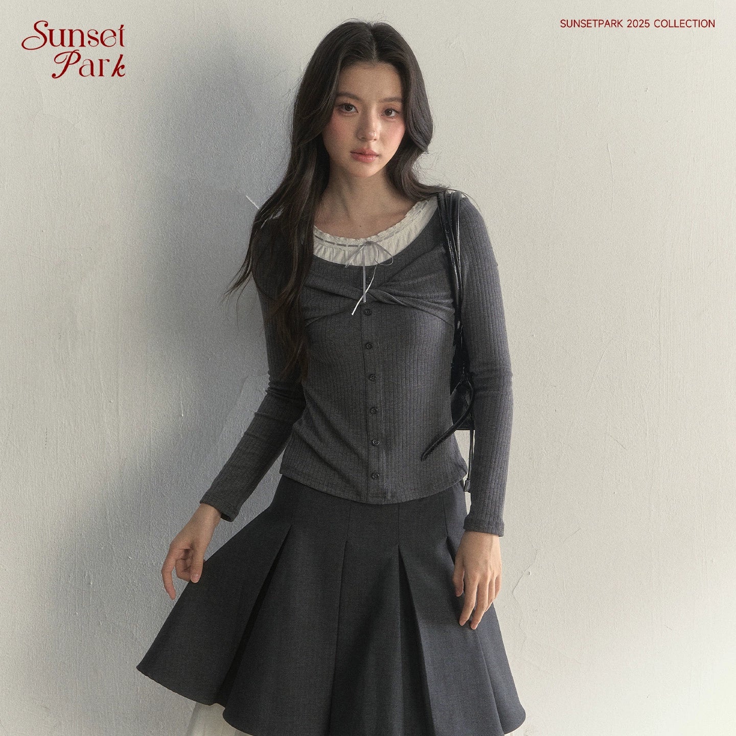 Bowknot Knit T-Shirt