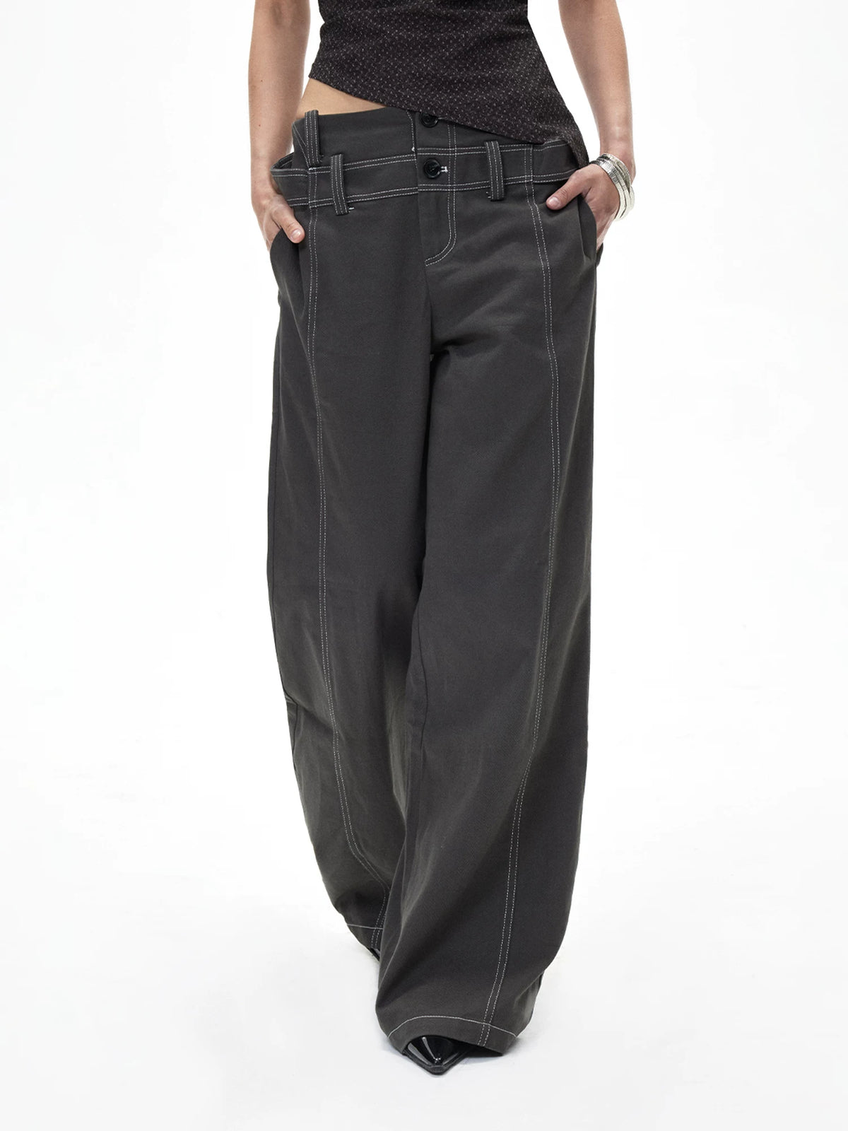 Wide Leg Cargo Pants