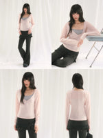 Pink Layered Top Set