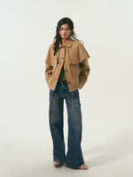 Detachable Cape Jacket