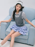 Polo Collar Two‑Layer Ice Silk T-shirt