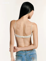Silk Lace Triangle Bralette