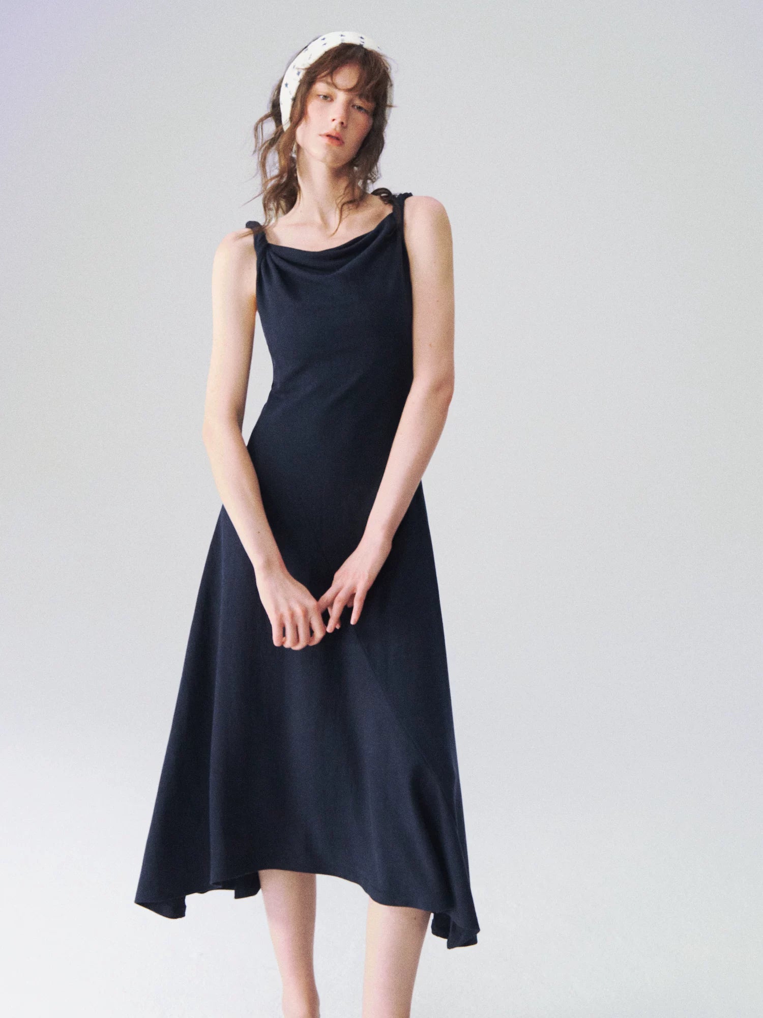Twisted Strap Knit Dress
