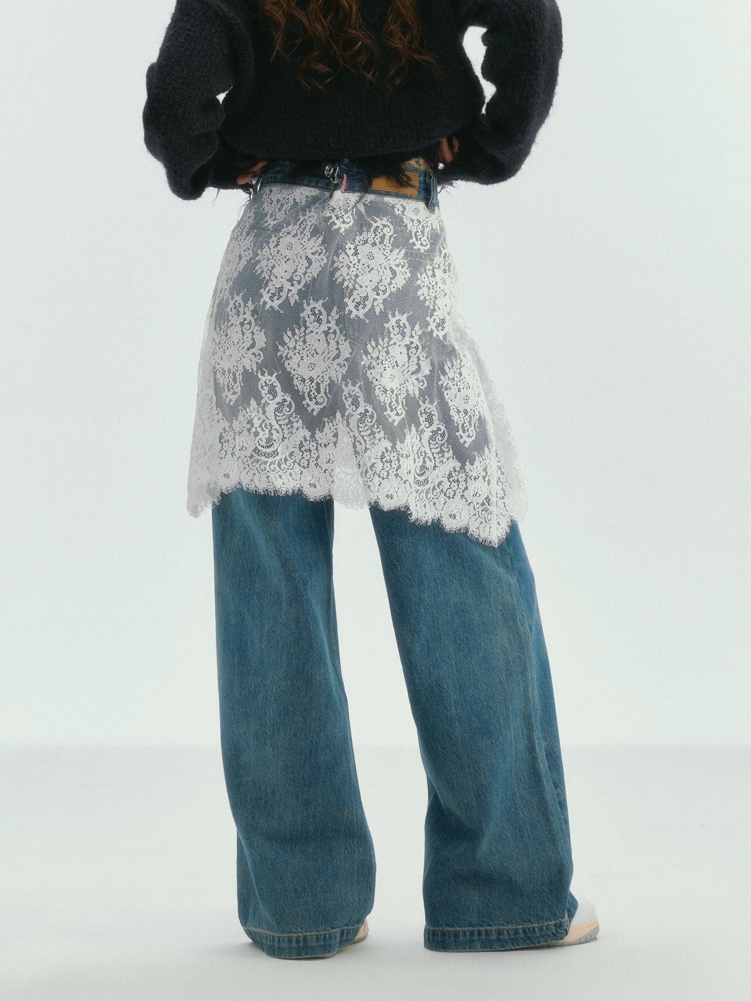 Hippie Lace Denim Pants