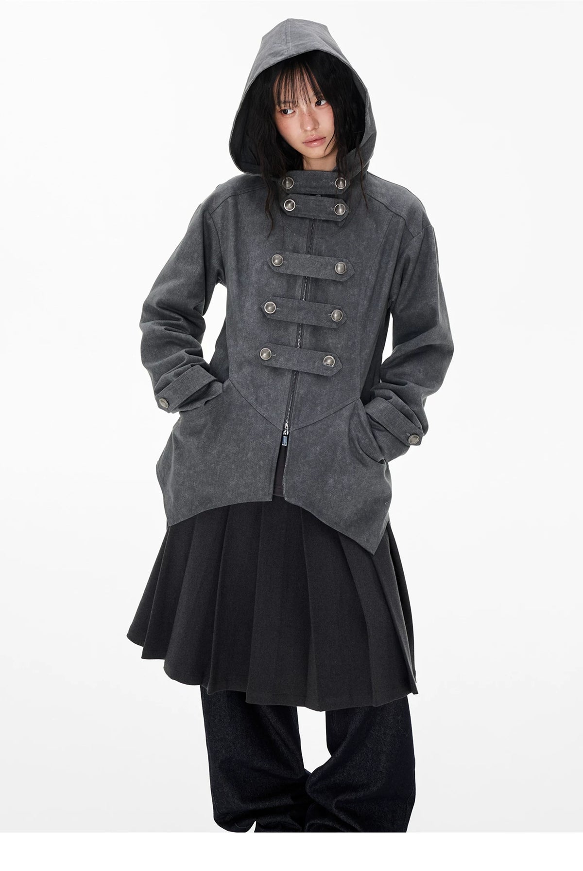 Napoleon Hooded Denim Jacket