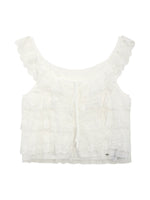 Lace Ruffle Cami Top