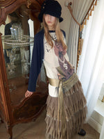 Tweed Ruched Bucket Hat