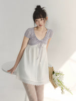 Drawstring A-Line Dress Set