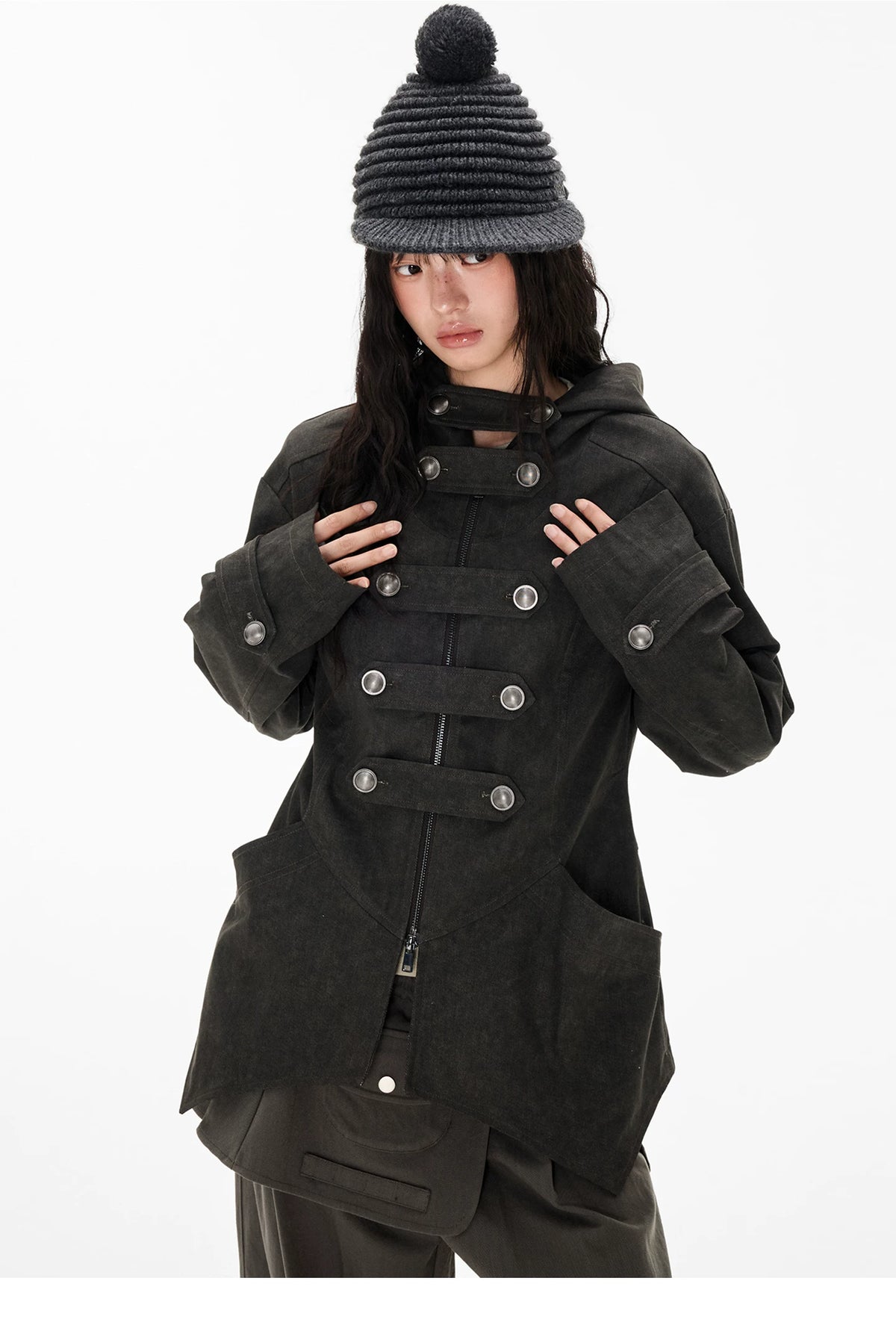 Napoleon Hooded Denim Jacket