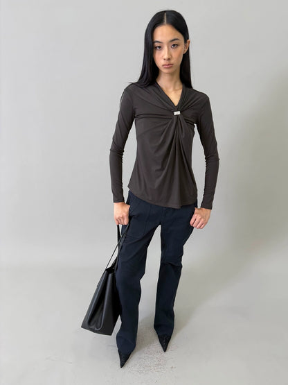 Fitted Metal-Button Wool-Blend Cropped Jacket