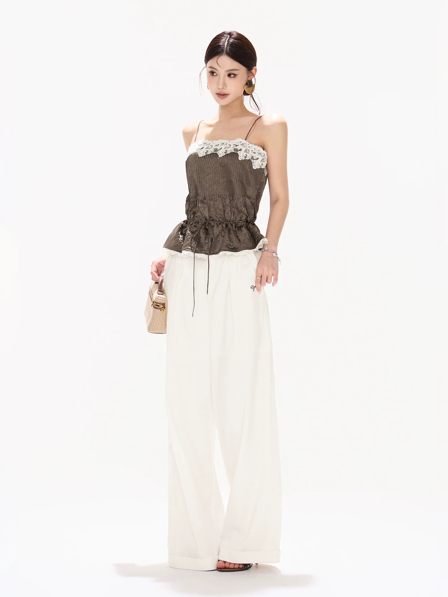 Lace Trim Cami Top